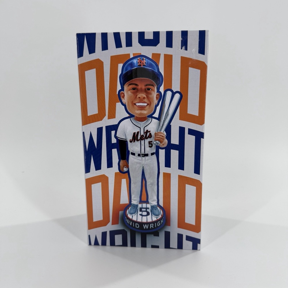 NY METS DAVID WRIGHT BOBBLEHEAD SGA RETIREMENT NUMBER #5 HOF 7/20/2025 BASEBALL